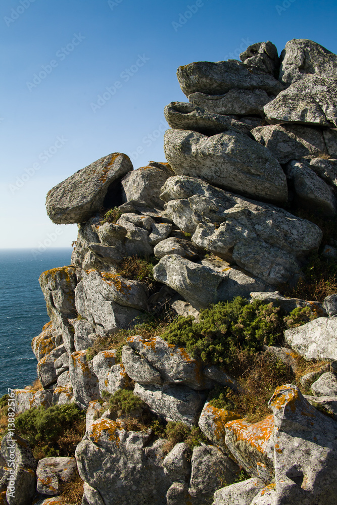 coast of galicia in north spain