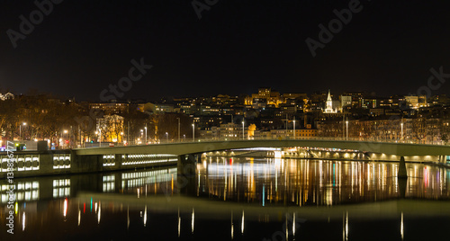 City of Lyon France by night