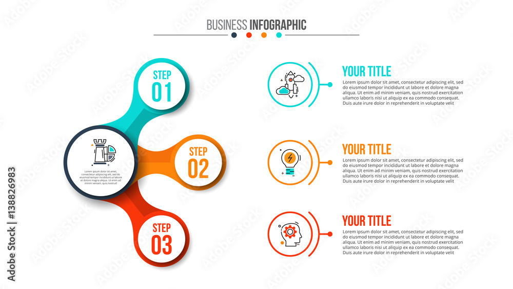 Creative concept for infographic.
