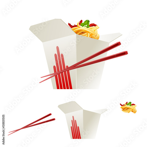 Set beautiful cartoon icon of fast food