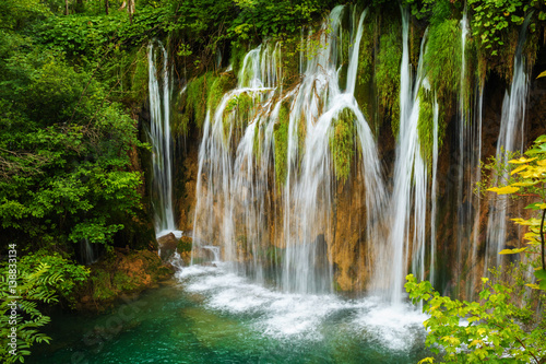 Plitvice lakes park in Croatia.