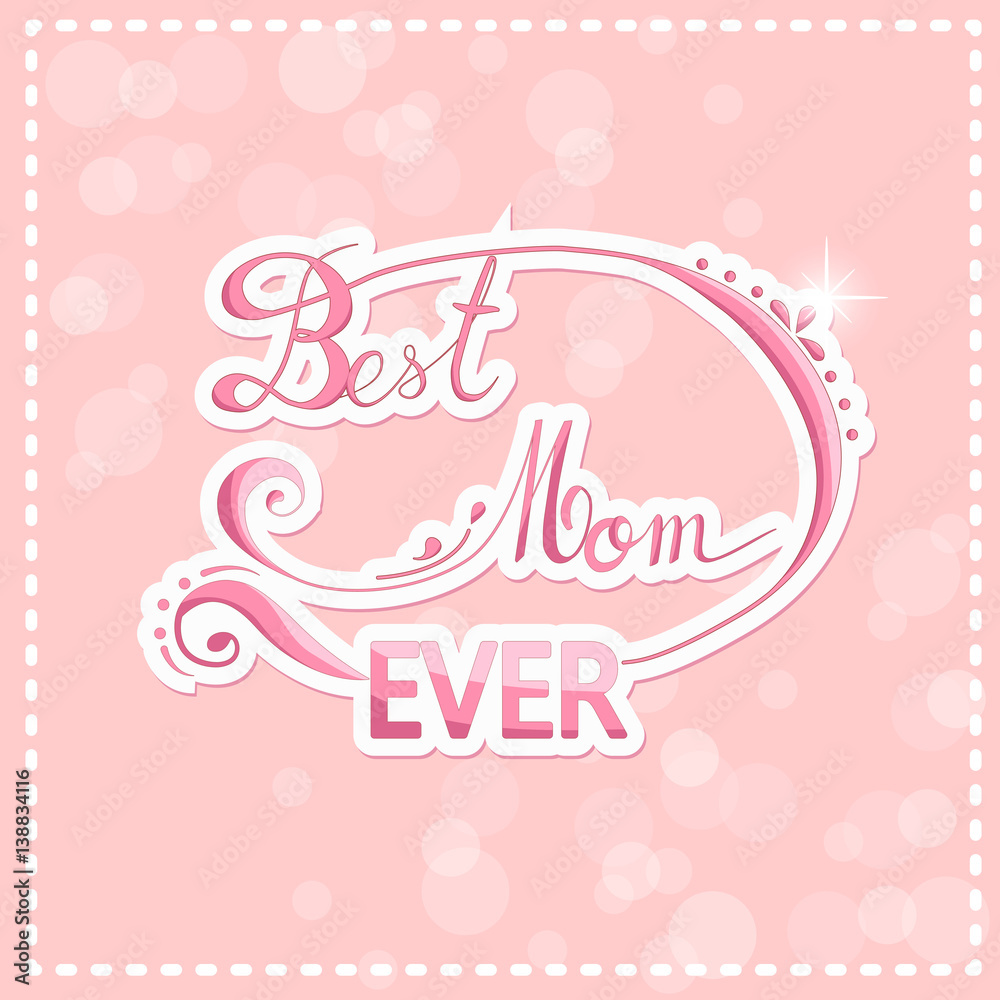 Happy mothers day design elements