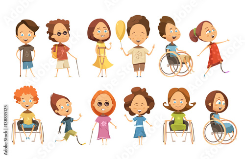 Disabled Kids Set