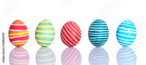 Colorful easter eggs