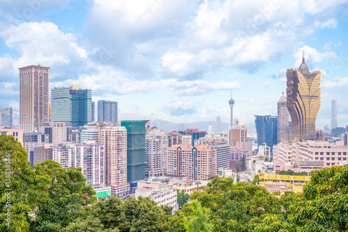 cityscape of macao, china