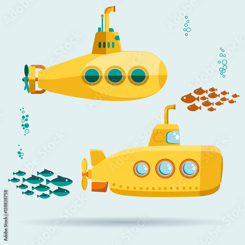 Yellow Submarine undersea