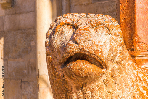 Romanesque Lion statue