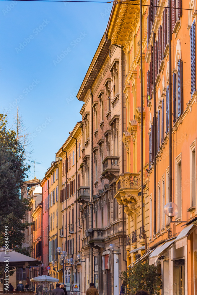 Obraz premium The colorful buildings of Modena