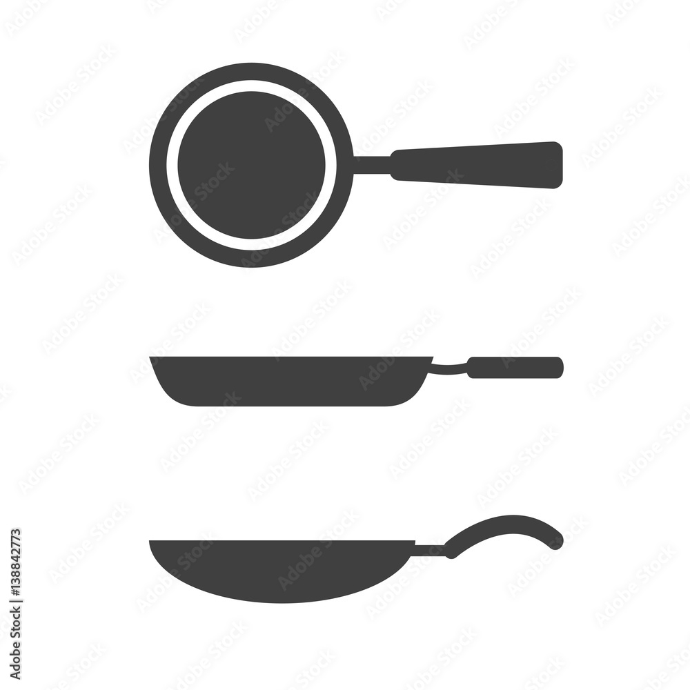 Frying pan icon