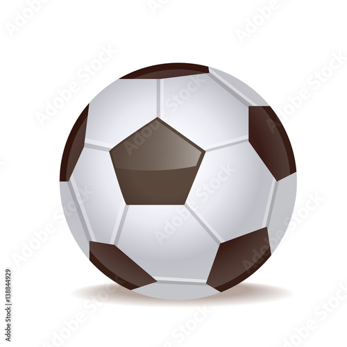 vector glossy icon soccer ball sports, football
