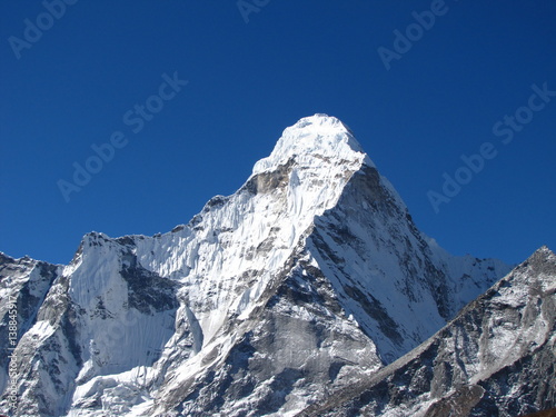  The peak Ama Dablam in the Himalayas © Lana Kray