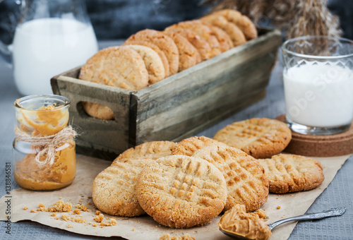 Homemade  peanut butter cookies