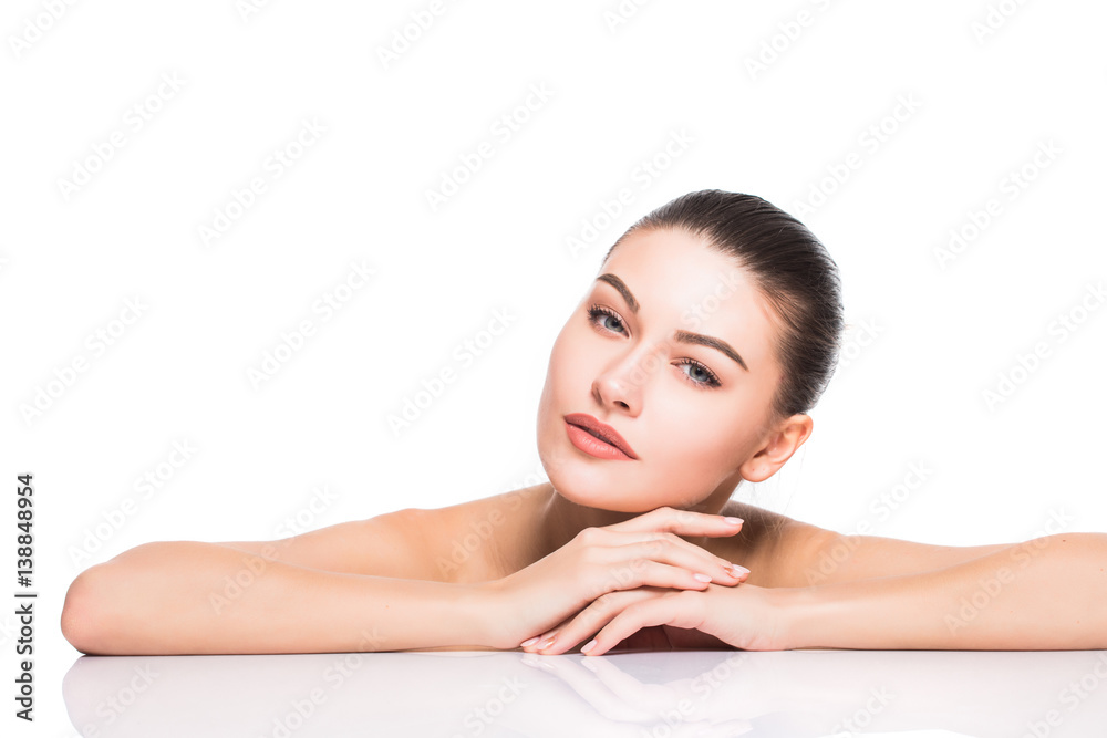Beauty face of the young beautiful woman Beauty face of the young beautiful woman