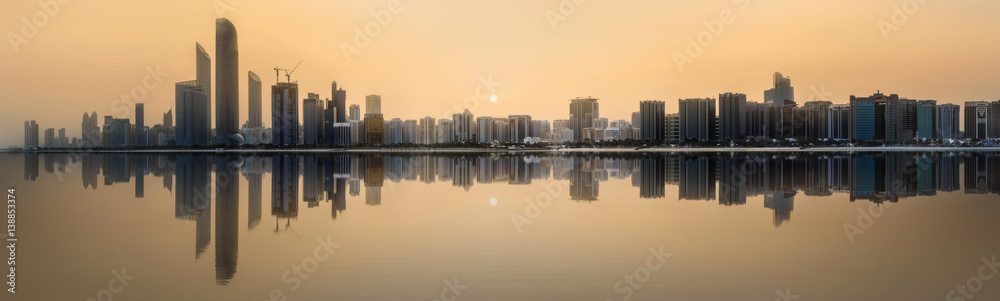 Fototapeta premium Abu Dhabi Skyline