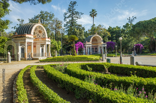 Obraz na płótnie Park Villa Giulia in Palermo; Italy w salonie