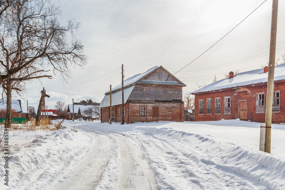 Нижегородская область, остатки усадьбы Репниных-Волконских в селе Николо-Погост