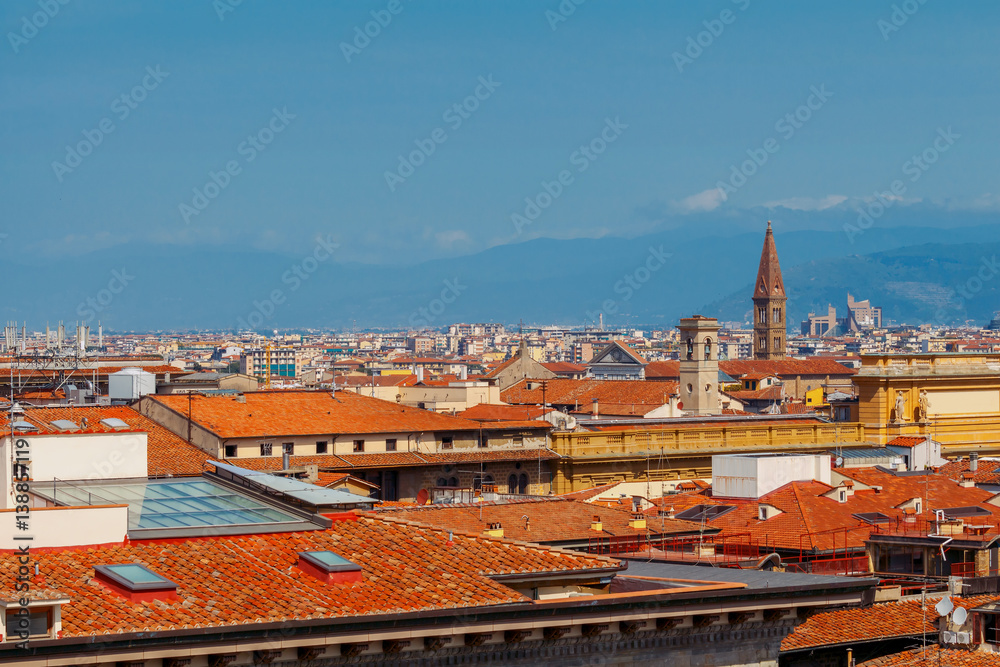 Florence. Aerial view of the city.
