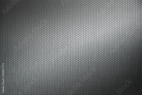 Hexagonal Aluminum Tiled Seamless Texture