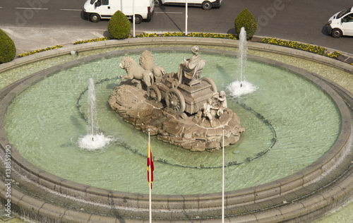 Plaza de Cibeles in Madrid, Spain