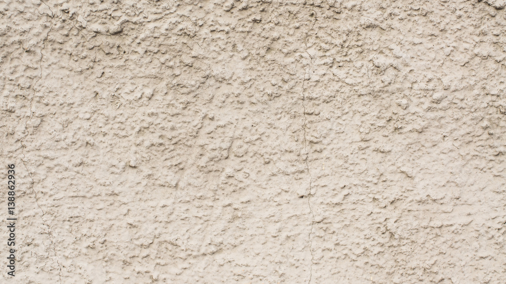 plaster on the wall of a building plaster on the wall of a building