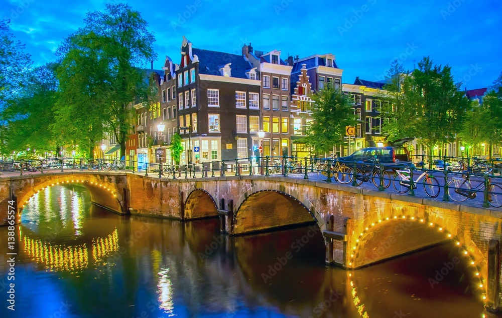 Fototapeta premium Amsterdam, Pays-Bas