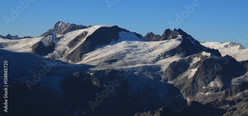 Trift glacier and mount Galenstock