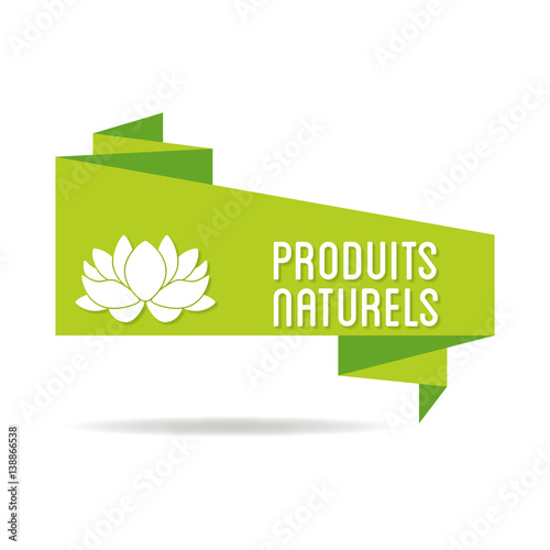 Logo produits naturels.