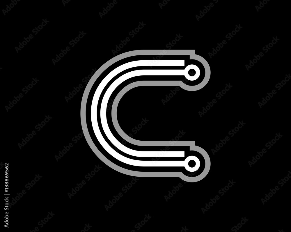 letter C letter C