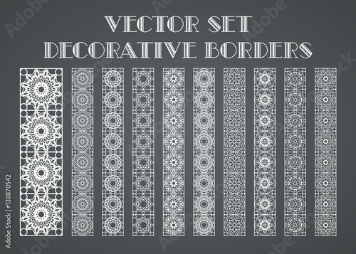 Vector decorative borders