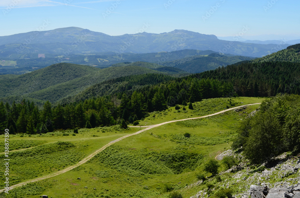 Urkiola landscape, Basque Country