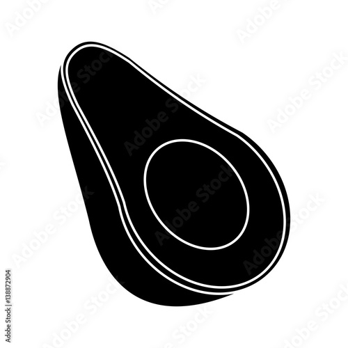 avocado harvest nutrition icon pictogram vector illustration eps 10
