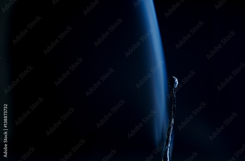 Matches on a dark background Matches on a dark background