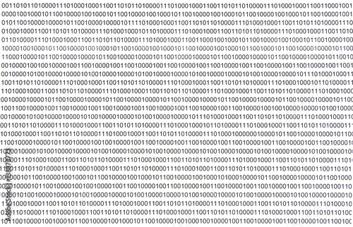 symbols of the binary code. black and white texture background