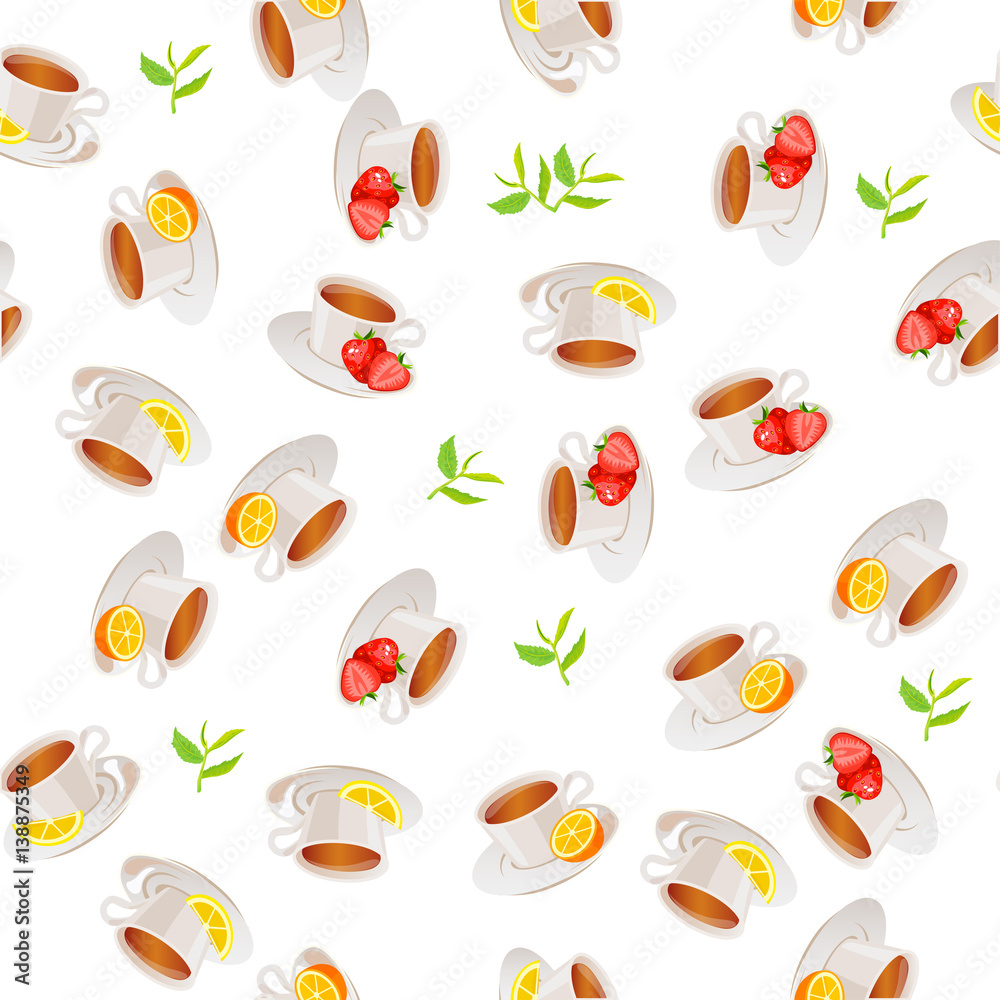illustration of tea cup illustration of tea cup