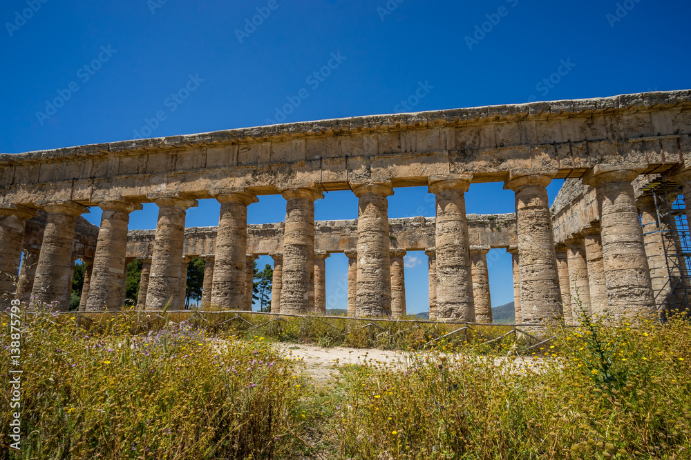 Segesta ancient theatre Sicily Italy