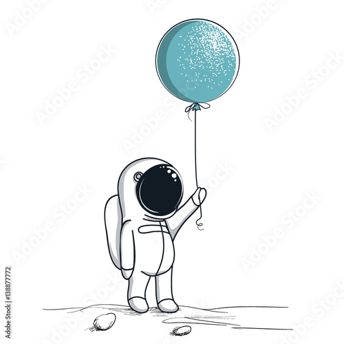 Space walk astronaut on the moon