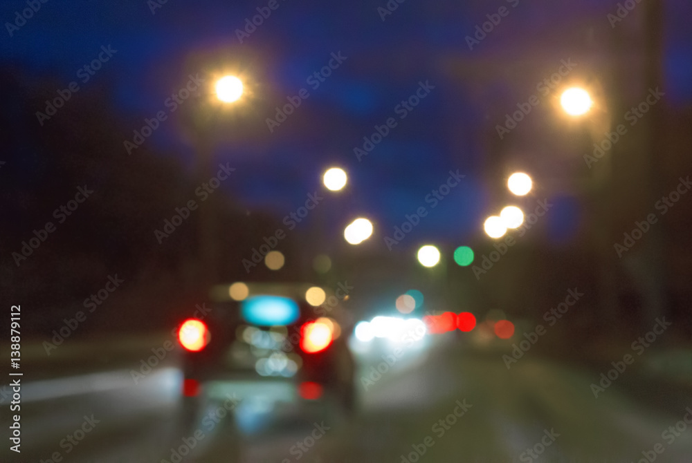 high-speed movement at night
