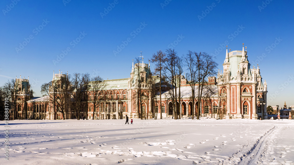 Grand Palace Museum Tsaritsyno. Moscow, Russia