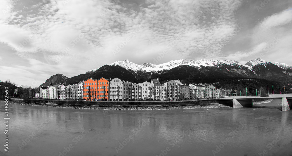 bekannte Häuserzeile in Innsbruck