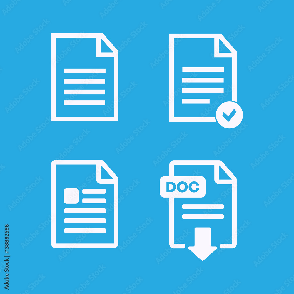 File Icons. File Icons line style illustration File Icons. File Icons line style illustration