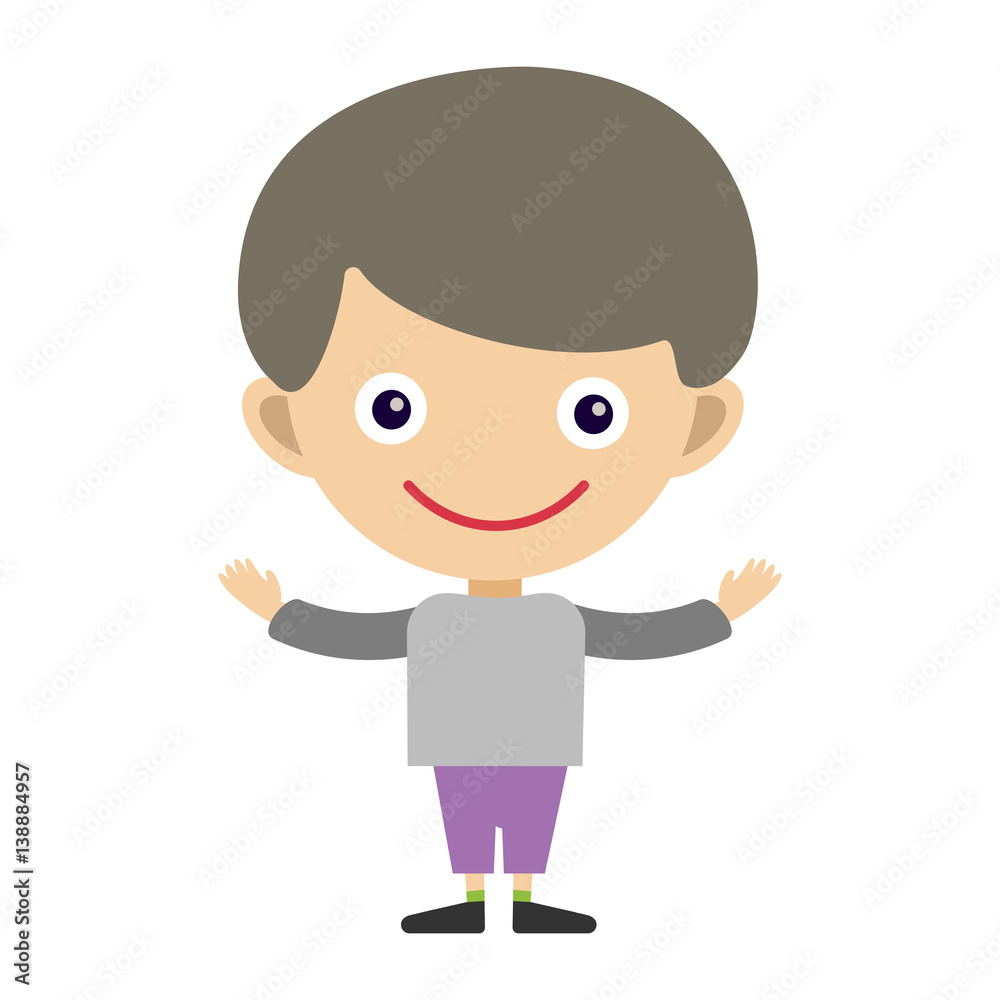 Boy portrait fun happy young expression cute teenager cartoon character and happyness little kid flat human cheerful joy casual childhood life vector illustration. Boy portrait fun happy young expression cute teenager cartoon character and happyness little kid flat human cheerful joy casual childhood life vector illustration.