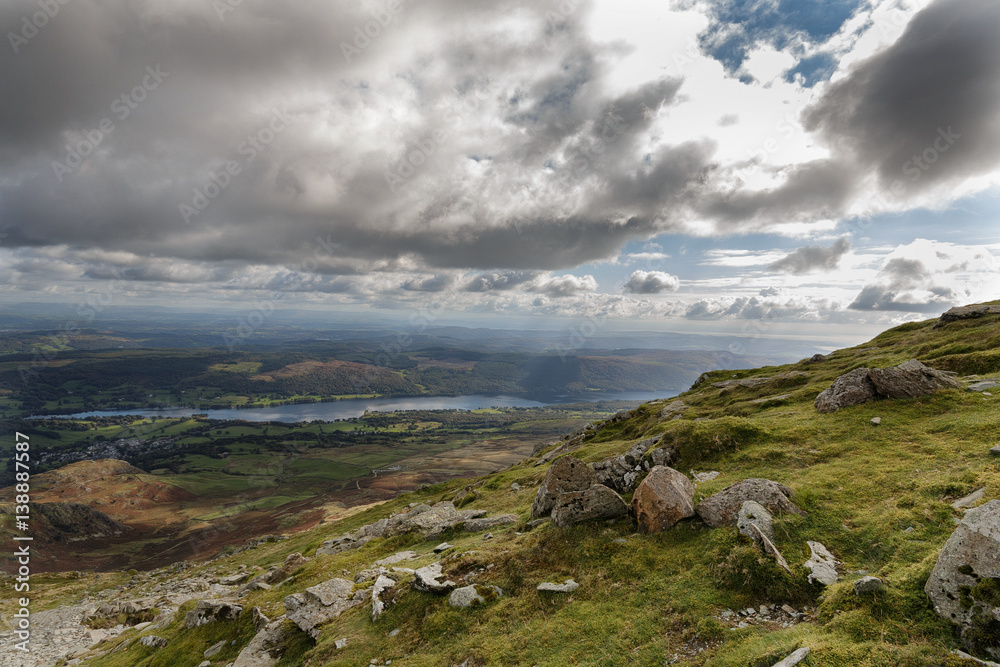 View down to Coniston Water