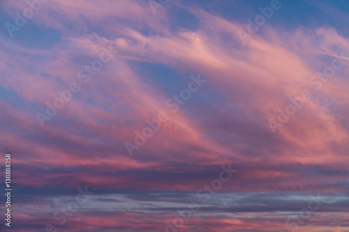 Fototapeta Naklejka Na Ścianę i Meble -  Amazing Sunset Clouds