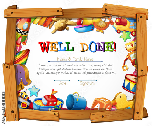 Certificate template