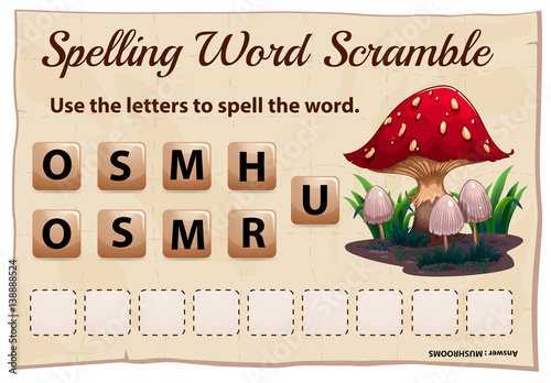 Spelling worksheet