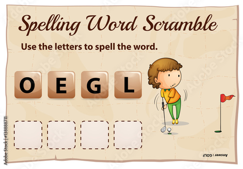 Spelling worksheet