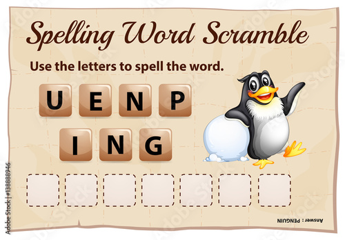 Spelling worksheet