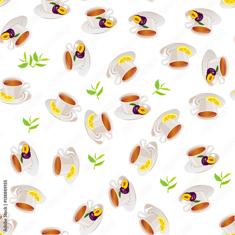 illustration of tea cup illustration of tea cup