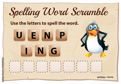 Spelling worksheet
