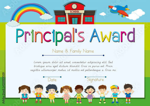 Certificate template